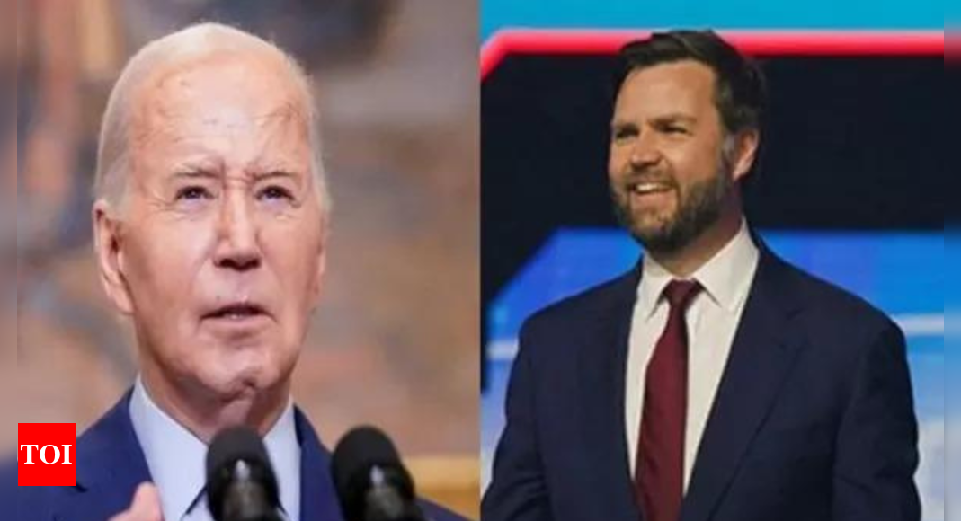 ‘If Biden doesn’t have cognitive function …’: JD Vance – Times of India