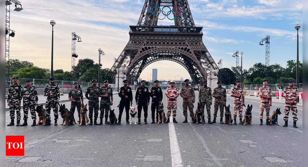 Watch: Indian particular forces’ canine squad a part of Paris Olympics safety – a historic first for India’s CAPF | Paris Olympics 2024 Information – Instances of India