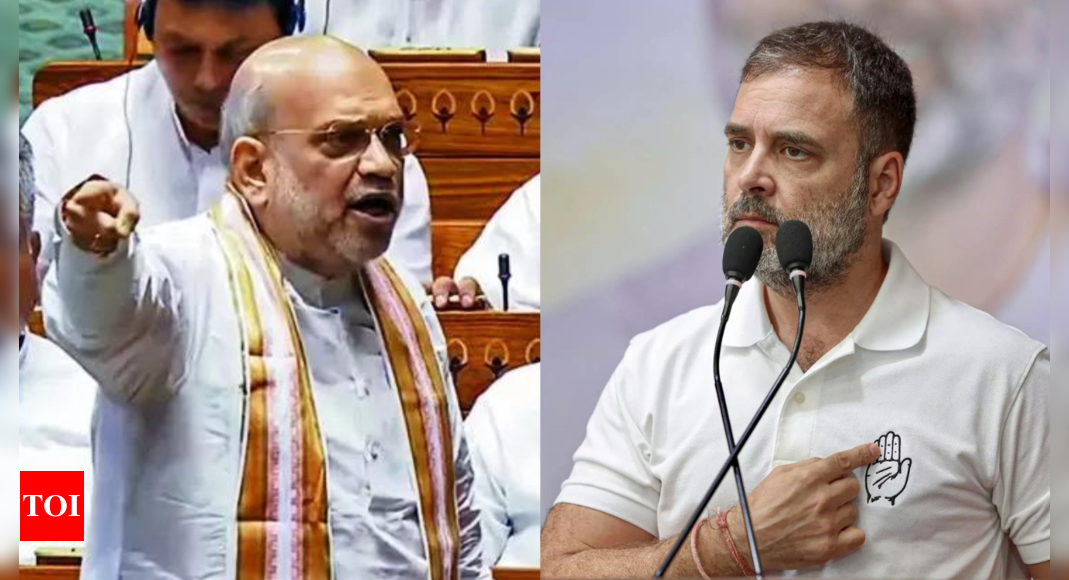 'Why this arrogance?': Amit Shah attacks Rahul Gandhi over conduct in Parliament 