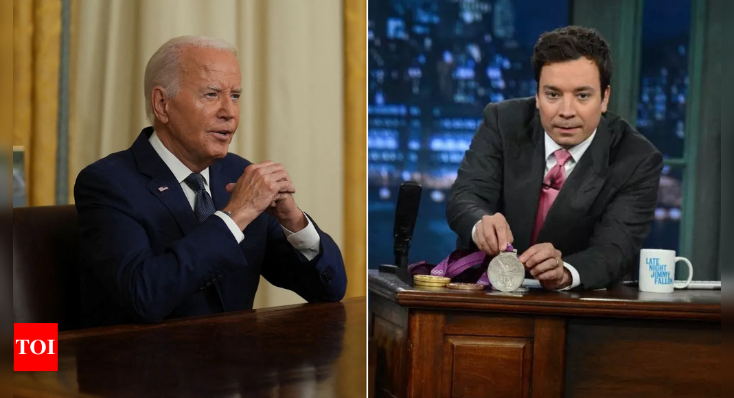 ‘Biden has Covid. Luckily he can’t spread it because…’: Jimmy Fallon relentlessly mocks US president – Times of India