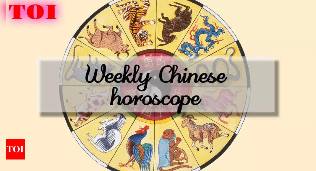 Weekly Chinese Horoscope, July 21 to July 27, 2024; Five Chinese zodiac signs that are lucky – Times of India