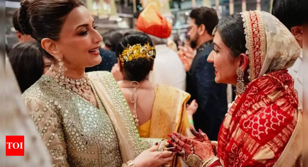 Sonali Bendre shares UNSEEN pictures from Anant Ambani- Radhika Merchant's marriage; says 'The wedding was truly amazing'