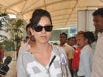 Stars return from Hyderabad