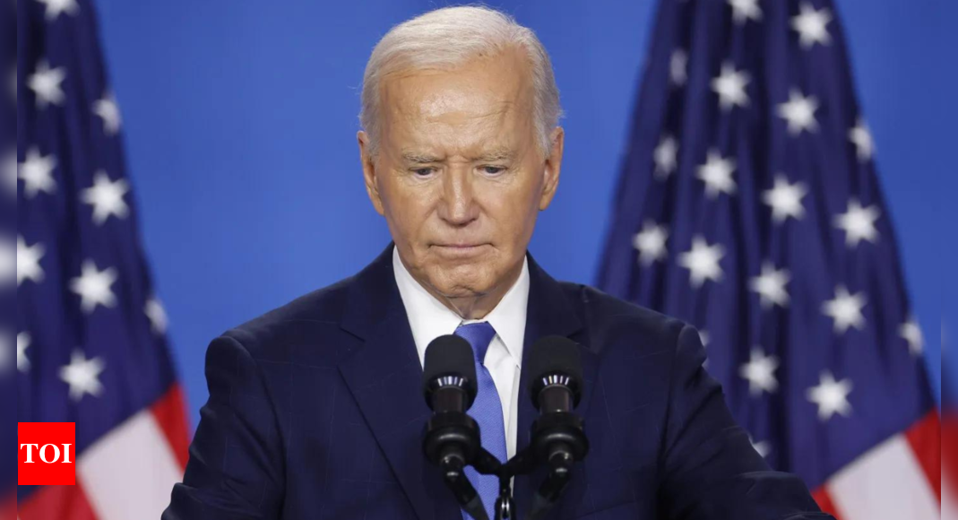 ‘In best interest of …’: Joe Biden announces he is withdrawing from US presidential race – Times of India