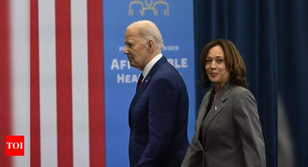 Bye, Done: Biden drops out of race, endorses Kamala – Times of India