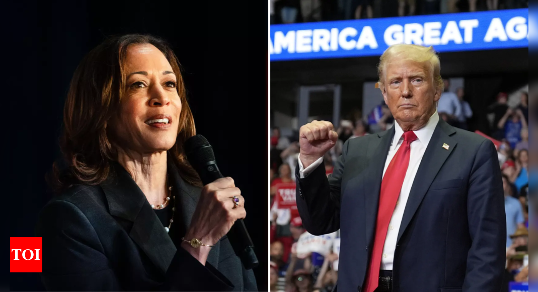 Kamala Harris vs Donald Trump: How new Democrat candidate performs against former US president in polls – Times of India