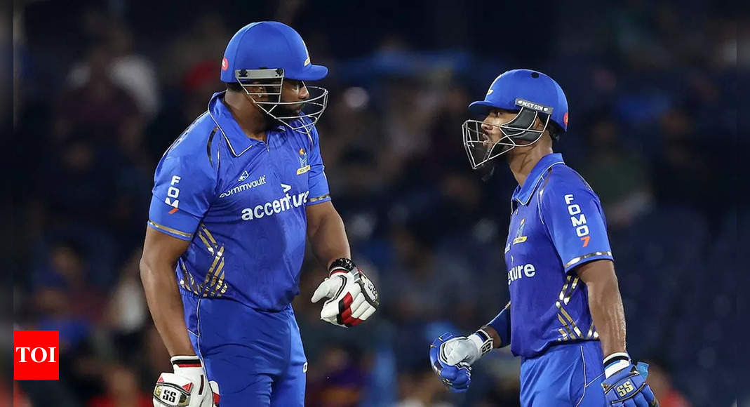 Major League Cricket: MI New York beat Los Angeles Knight Riders to book final playoff spot | Cricket News – Times of India