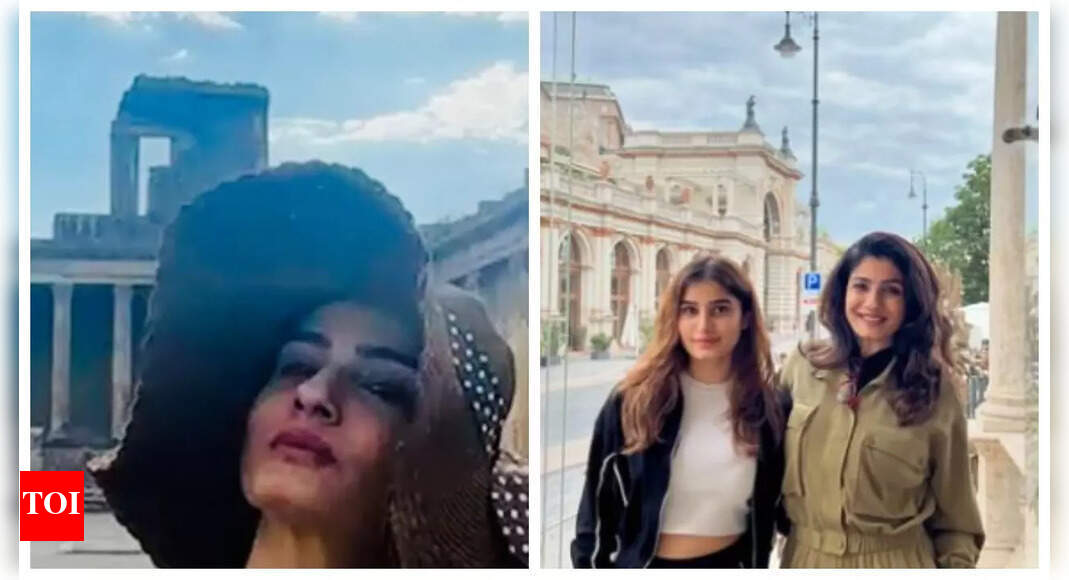 Raveena Tandon gives a sneak peek into her vacation from the ancient ...