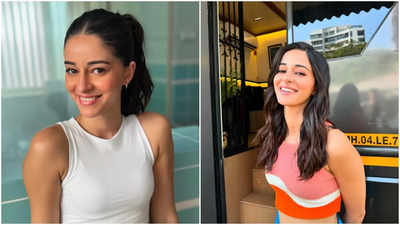 When Ananya Panday shared pics showing her happiest moments from beach and sets