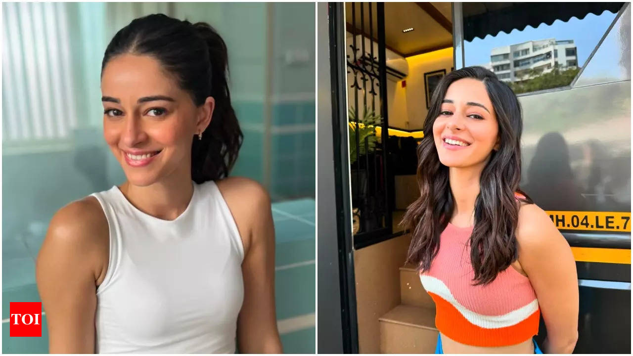 When Ananya Panday shared pics showing her happiest moments from beach and  sets | Hindi Movie News - Times of India