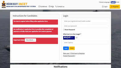 Indian Navy INCET Recruitment 2024: Application for 741 posts begins, check exam pattern marking scheme and more