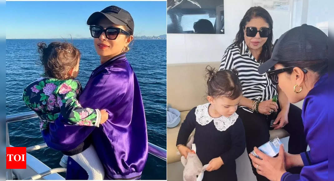 Priyanka enjoys whale-watching adventure with Malti