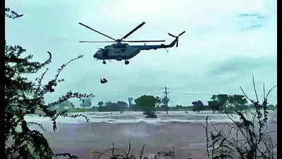 Incessant rain batters Saurashtra districts