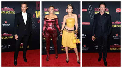 Blake Lively and Gigi Hadid channel their inner Deadpool and Wolverine as they join Ryan Reynolds and Hugh Jackman for New York Premiere - Pics Inside