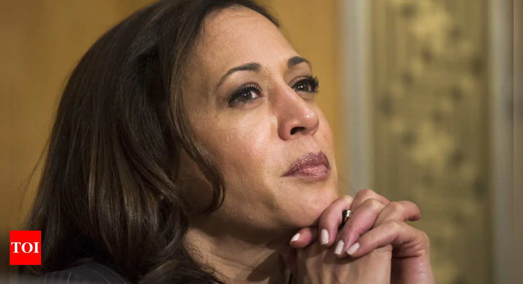 Harris gains momentum, secures majority of delegates she needed for nomination – Times of India