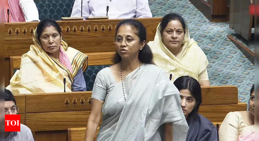 Supriya Sule accuses Sansad TV of 'censoring' non-Hindi speeches