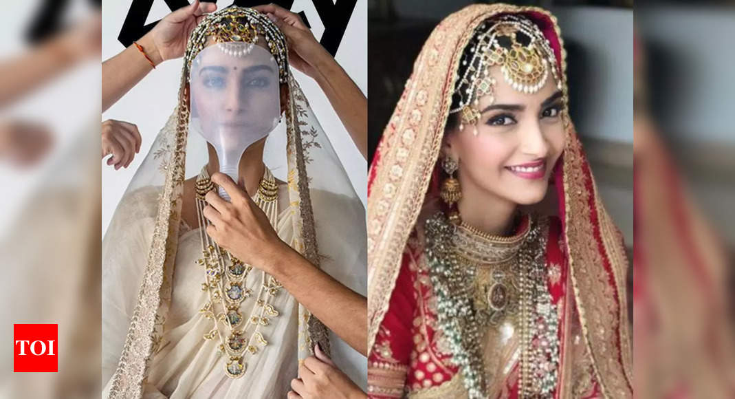 Sonam Kapoor Matha Patti: Sonam Kapoor Ahuja just repeated her wedding matha patti |