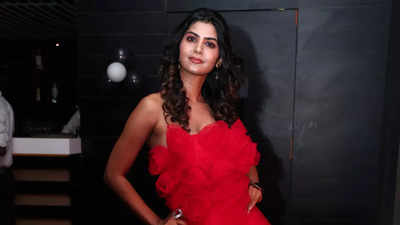 Upasana RC slayed in her red at MAD-GALA at Zebra Crossing restobar in Chennai