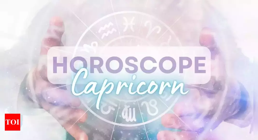 Capricorn Horoscope Today 24 July 2024: Relationships demand patience and open communication | – Times of India