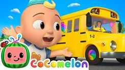 English Nursery Rhymes: Kids Video Song in English 'Wheels on the Birthday Bus'