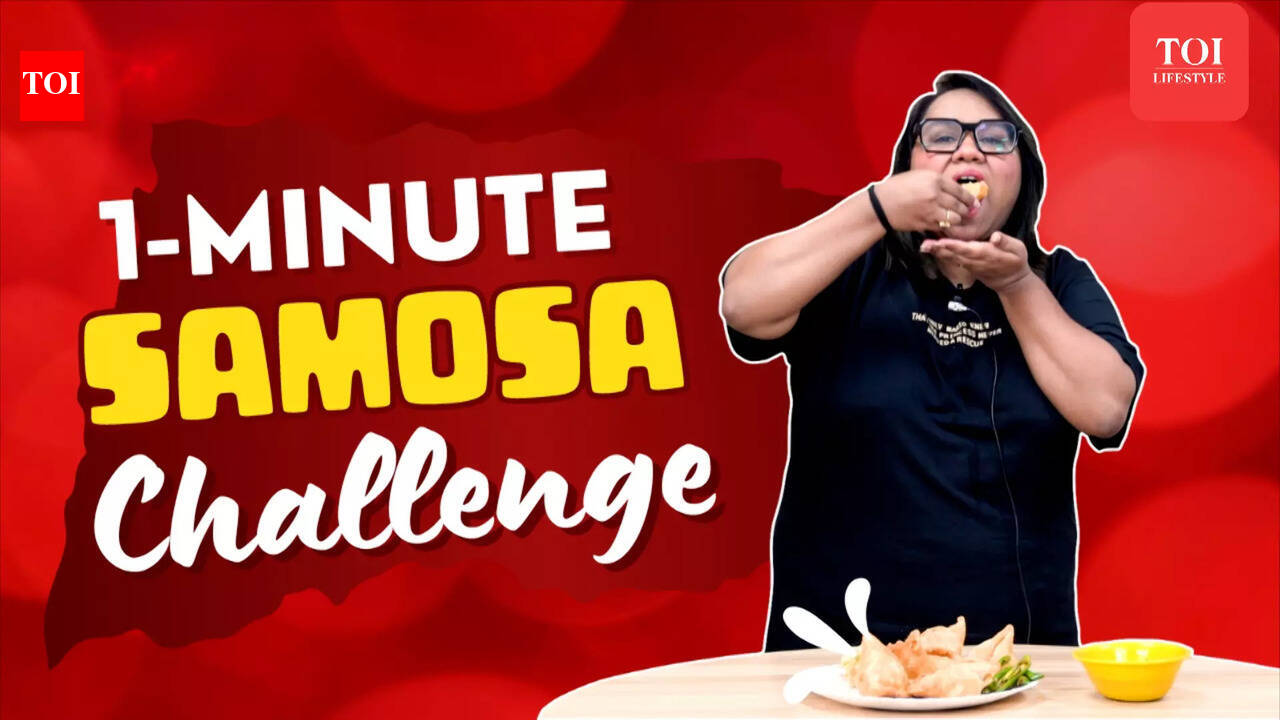 Can You Handle the Heat? Spicy Samosa Eating Challenge Under A Minute?