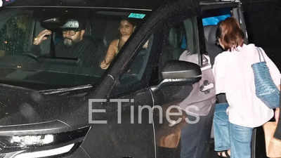 Abhishek Bachchan steps out with rumoured couple Agastya Nanda and Suhana Khan along with Navya Naveli Nanda