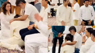 Video of Sonu Nigam breaking down in Krishan Kumar's lap at Tishaa Kumar's prayer meet goes viral