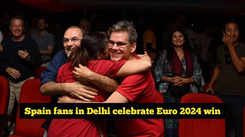 Spain fans in Delhi celebrate Euro 2024 win