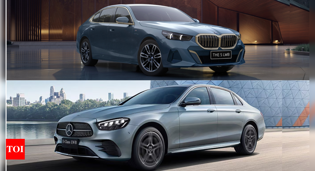 BMW 5 Series LWB vs Mercedes-Benz E-Class LWB: Dimensions, price, features, specs