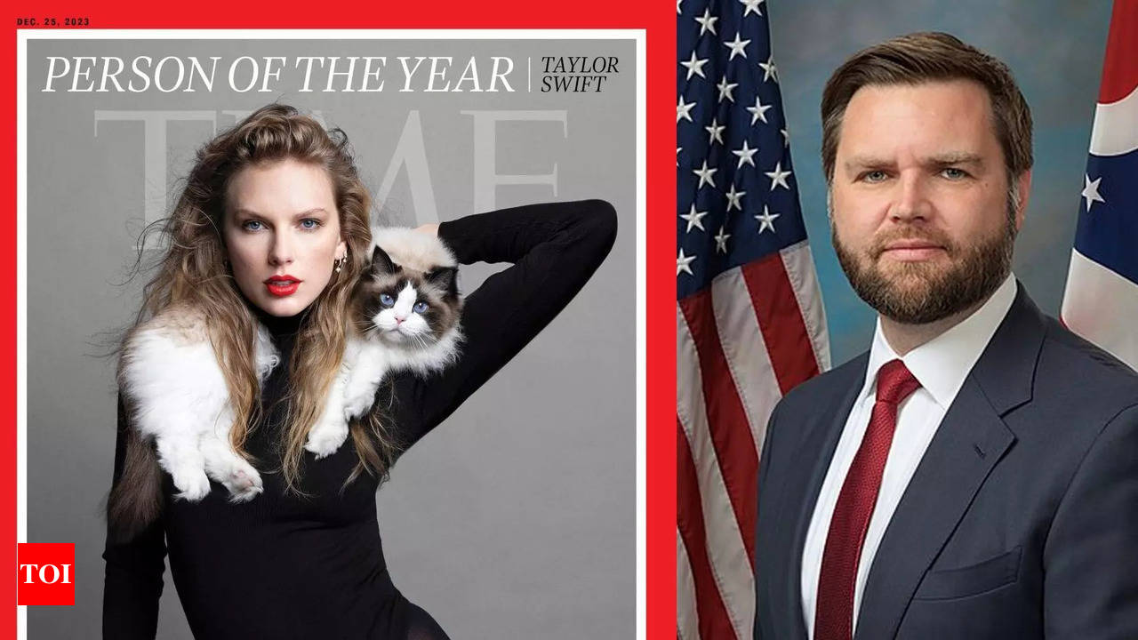 Taylor Swift: MAGA vs Taylor Swift: Why Swifties are slamming JD Vance over  his 'childless cat ladies comment' | World News - Times of India