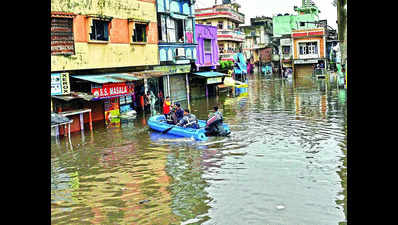 Flood: Surat City Floods: 4th Day of Continuous Flooding | Surat News ...