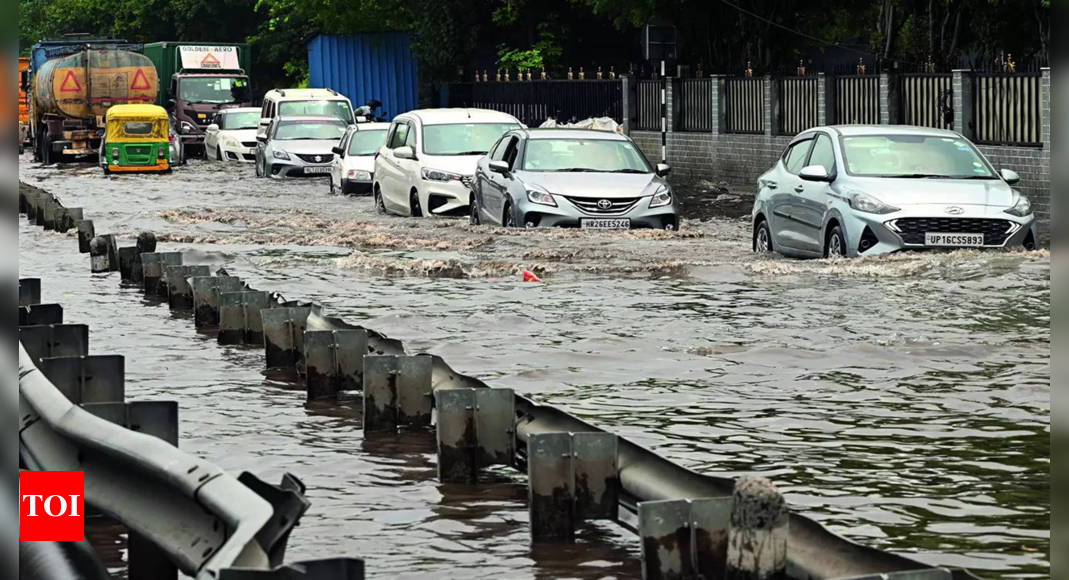 Gurgaon hits brakes again as key NH8 stretches flooded after 1.5-hour ...