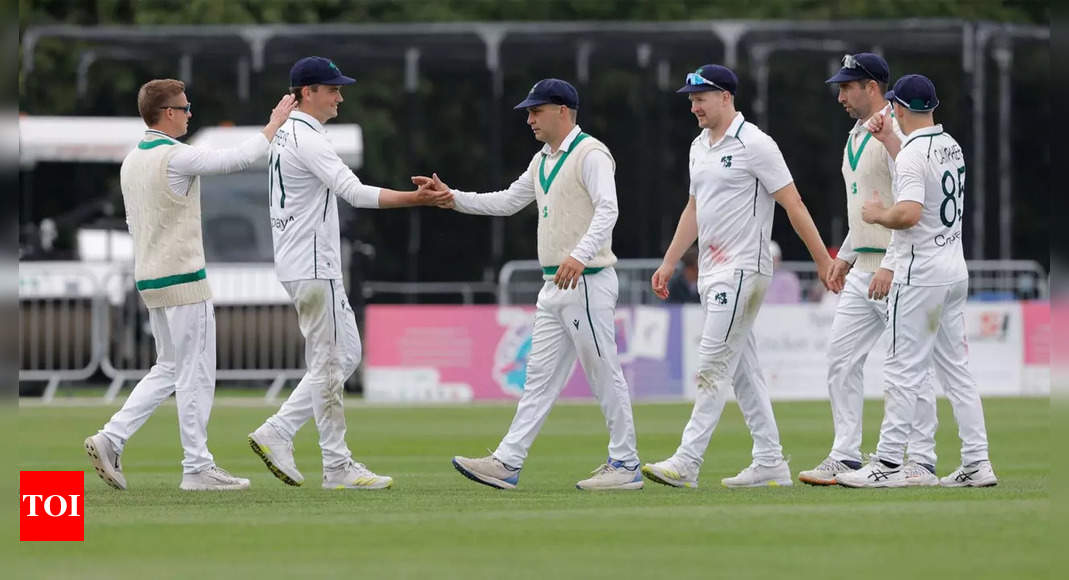 One-off Test: McCarthy strikes as Ireland fight back against Zimbabwe | Cricket News – Times of India