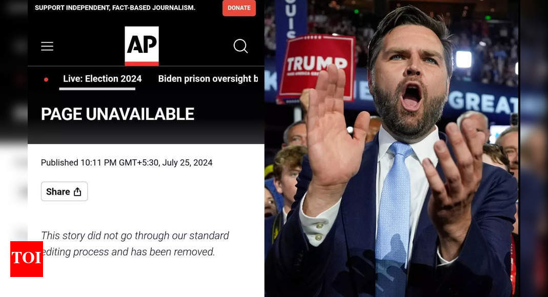 Jd Vance Why Ap Took Downfact Check About Jd Vance Having Sex With A