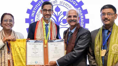 Google CEO Sundar Pichai honored with Doctorate by IIT-Kharagpur