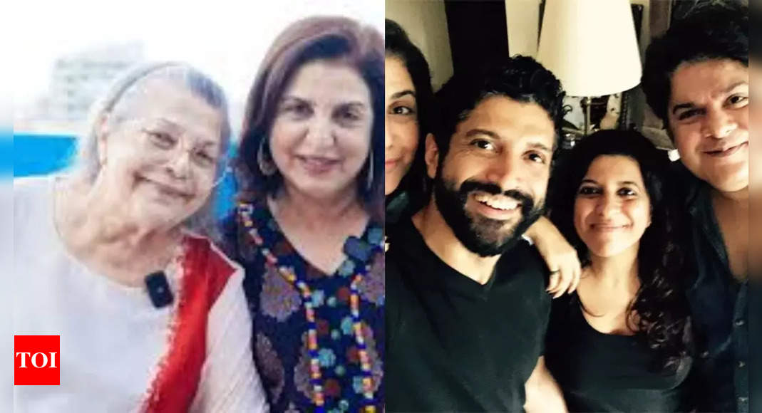 Did You Know Farah Khan-Sajid Khan's Mom Menaka Irani Shared A Close ...