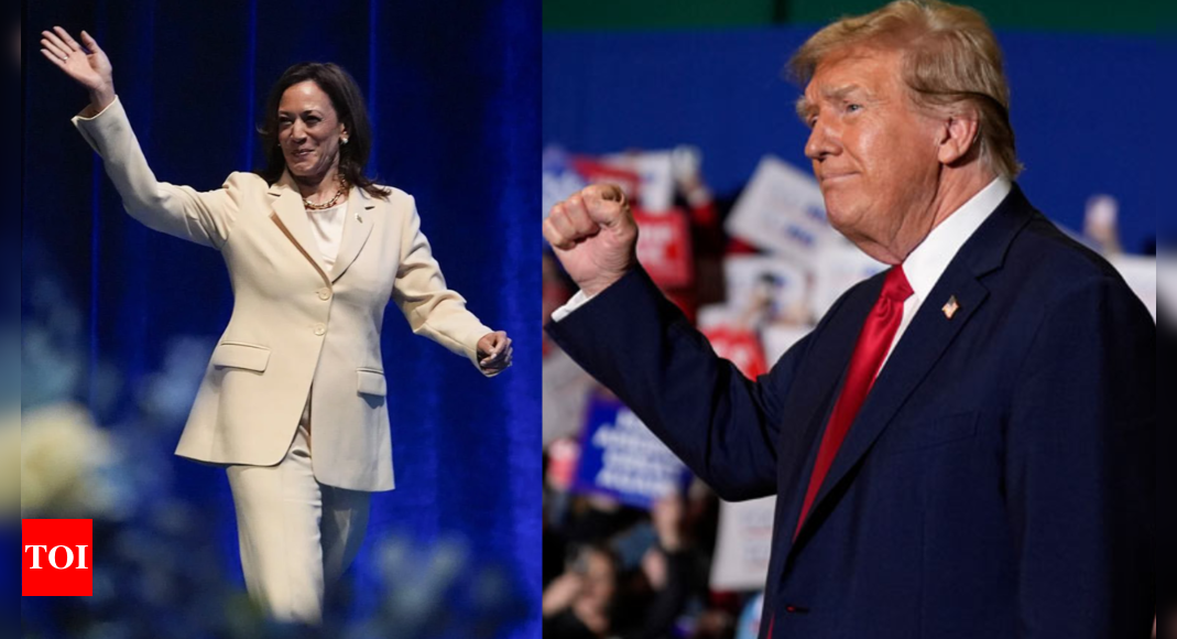 Is Harris' sudden rise putting Trump team in panic mode? - Times of India