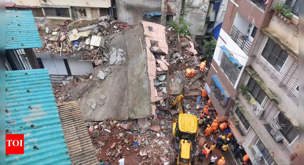 3 dead, several injured after building in Navi Mumbai collapses ...