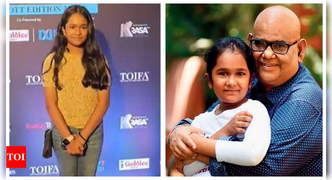 TOIFA OTT Awards 2023: Satish Kaushik’s daughter Vanshika makes a stunning appearance at the red carpet; fans feels she looks like her late father – WATCH video |