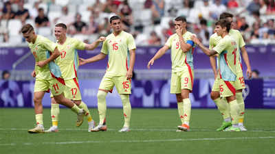 Spain into knockouts, Argentina off mark in Olympic men's football ...