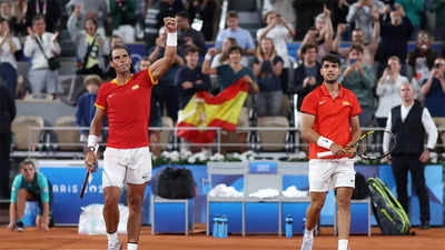 Paris Olympics: Rafael Nadal and Carlos Alcaraz roar to opening doubles victory