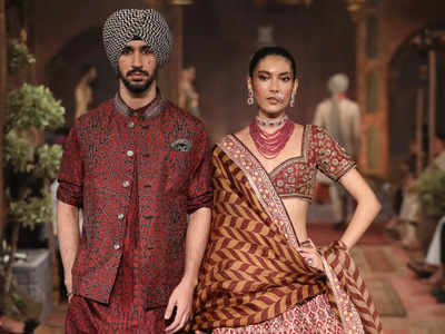 JJ Valaya unveils 'MURAQQA' collection at Hyundai India Couture Week 2024