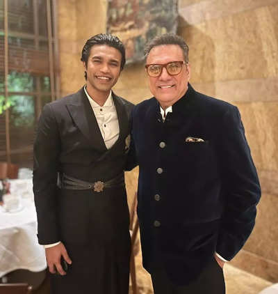 Babil Khan shares photos with Boman Irani from an event; Irani praises him for carrying forward his father's legacy