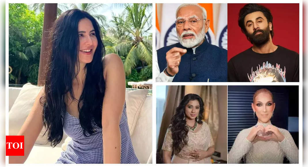 Ranbir Kapoor hails PM Narendra Modi’s magnetic charm, Katrina Kaif shares photos from her Altaussee gateway, Shreya Ghoshal praises Céline Dion’s performance: Top 5 entertainment news of the day |