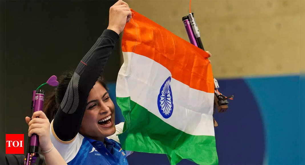 Manu Bhaker in Paris