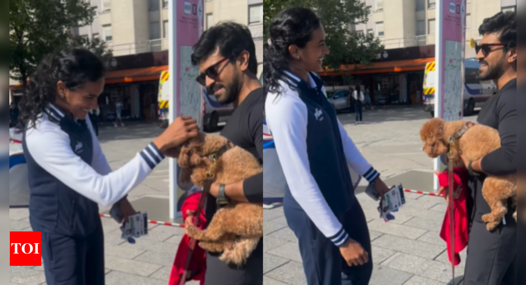 Ram Charan and PV Sindhu