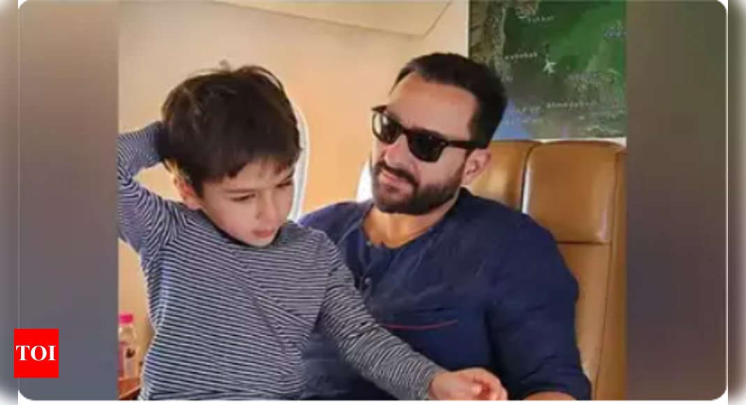 Saif-Taimur bond over cricket at Lord's