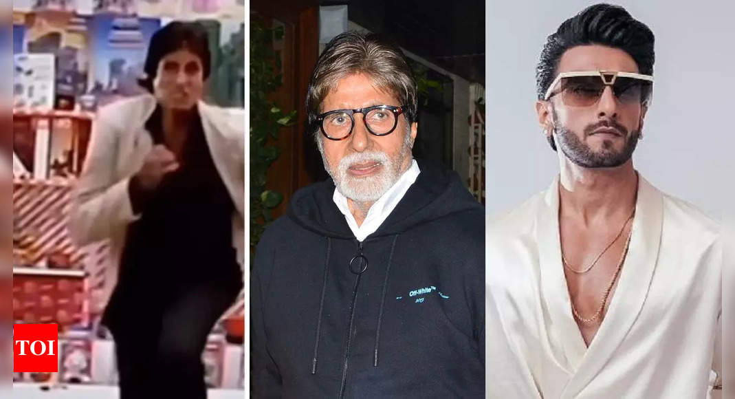 Amitabh Bachchan drops then and now video of his signature run, the new ‘Don’, Ranveer Singh is in awe – WATCH | Hindi Movie News