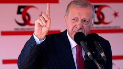 Erdogan issues 'intervention' threat; Israel likens him to Iraqi dictator  'Sadam Hussein' - Times of India