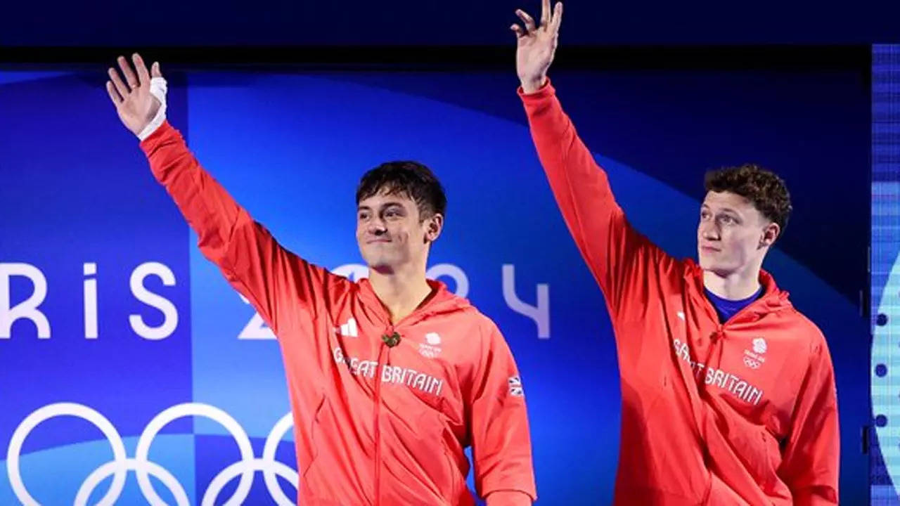 Paris 2024: Tom Daley wins fifth Olympic diving medal but China grab gold |  Paris Olympics 2024 News - Times of India